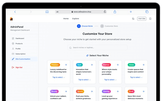 E-commerce showcase 3